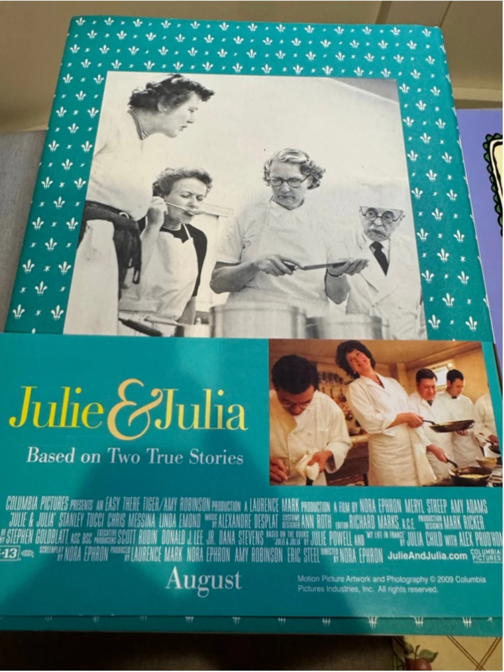 Julie & Julia Child Mastering the Art of French Cooking + 2 Recipe/Cookbooks